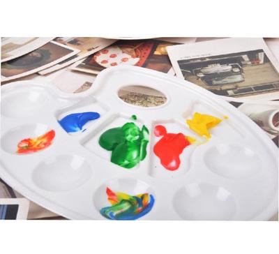 美乐joanmiro 儿童调色盘水粉水彩调色板 安全多功能塑料调色盘